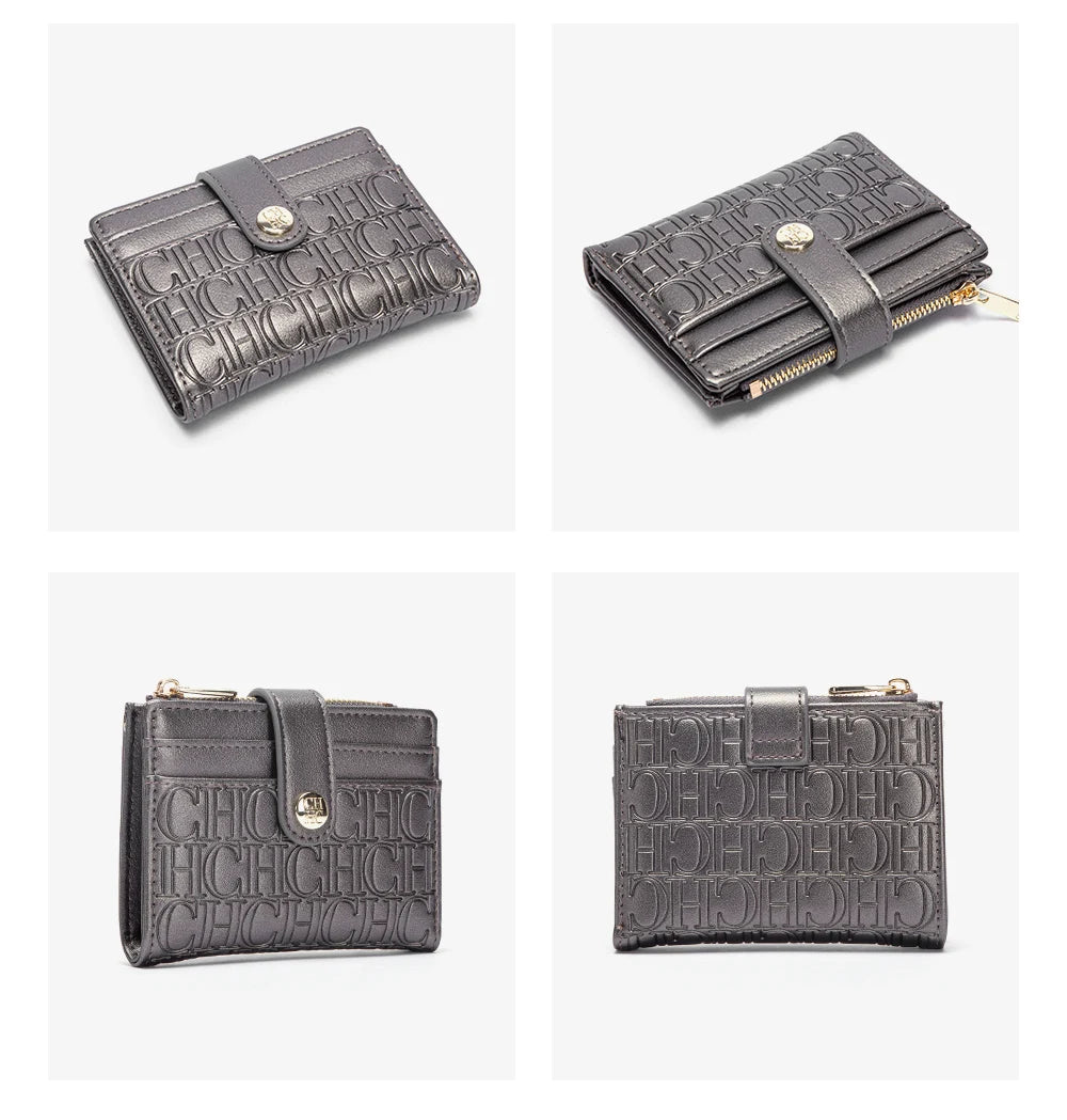 CH Women's Wallet Premium Sense Fashion Women's Card Bag Temperament Convenient Carrying Women's Small Bag Elegant High Quality - Smarsty