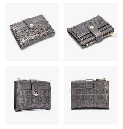 CH Women's Wallet Premium Sense Fashion Women's Card Bag Temperament Convenient Carrying Women's Small Bag Elegant High Quality - Smarsty