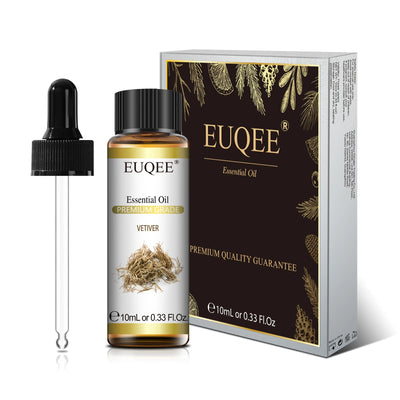 EUQEE 10ml Pure Natural Essential Oil Lavender Jasmine Eucalyptus Vanilla Sandalwood Sweet Orange Lemon Oregano Neroli Fragrance - Smarsty