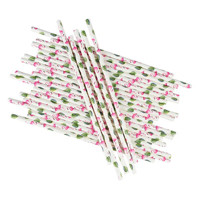 50PCS Hawaiian Party Umbrella Straws for Tropical Celebrations - Smarsty