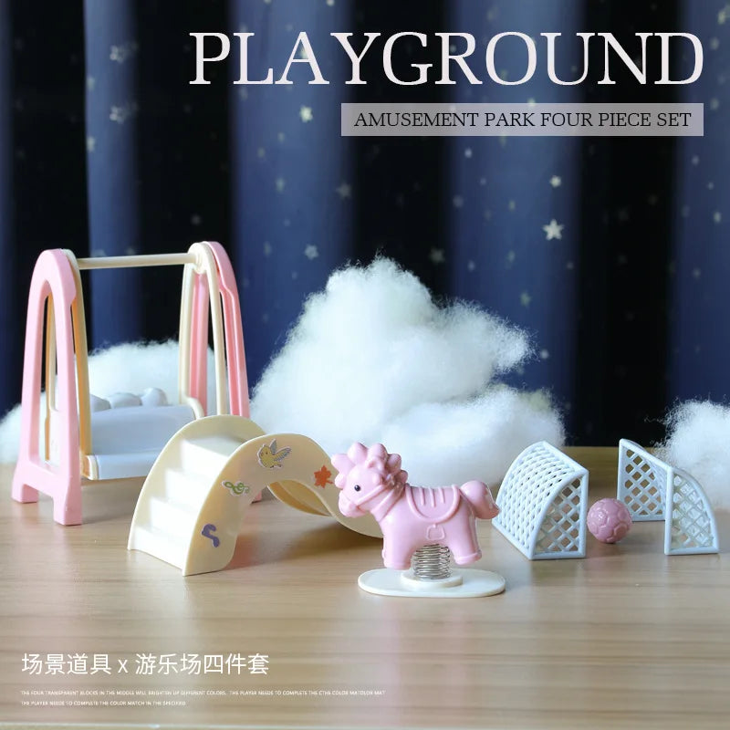 family games dollhouses playhouse miniature furniture pretend toys princess castles villas Christmas present kids toys by Smarsty