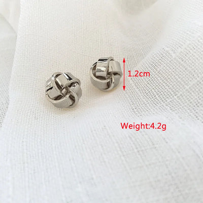 Gold Metal Drop Earrings with Irregular Heart Design for Women - Smarsty
