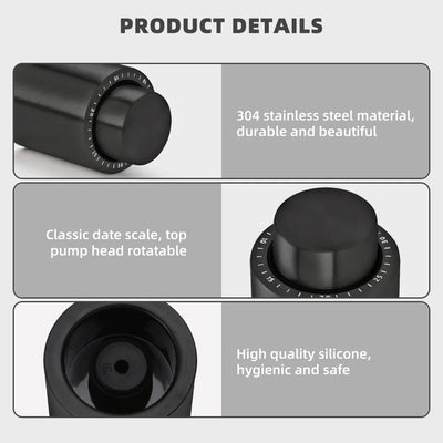 Vacuum Wine Bottle Stopper With Sealed Storage - Smarsty