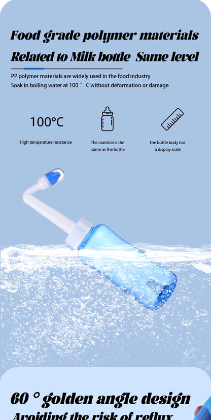 Nasal Irrigator Rinse Bottle for Allergy Relief - Smarsty