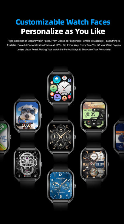 Ultra Thin Smart Watch with AMOLED Display and Call Reminder - Smarsty