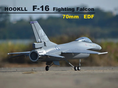 Hookll 710mm EDF Plane Jet F16 Fighting Falcon 70mm Ducted Aircraft RC Airplane KIT/PNP