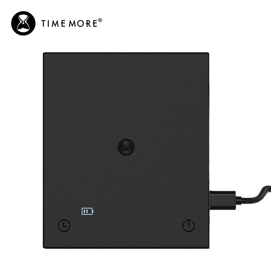 Timemore Basic 2 Black Mirror Coffee Scale with Auto Timer - Smarsty