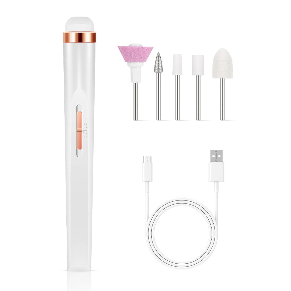 Portable Electric Nail File with 4 Speed Options - Smarsty