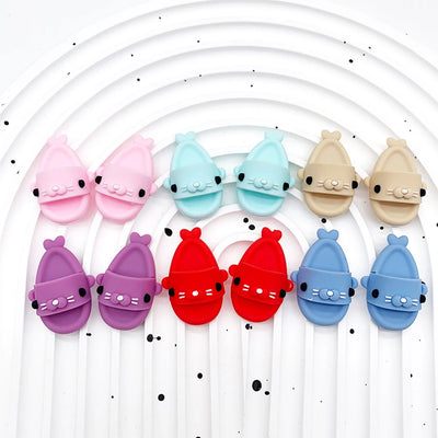 (Shoes Only)17cm Labubu Accessories Shoes Dolls Can Wear Shark Slippers Fun and Stylish Casual Shoes for Playtime by Smarsty