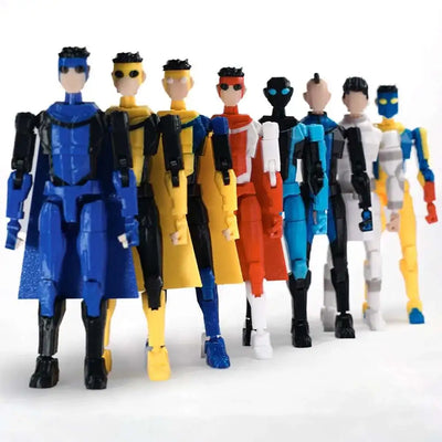 3D Printed Superheroes Invincible 2.0 Anime Multi-Jointed Shapeshift Toys Action Figures Mannequin Model Ornaments Gifts - Smarsty