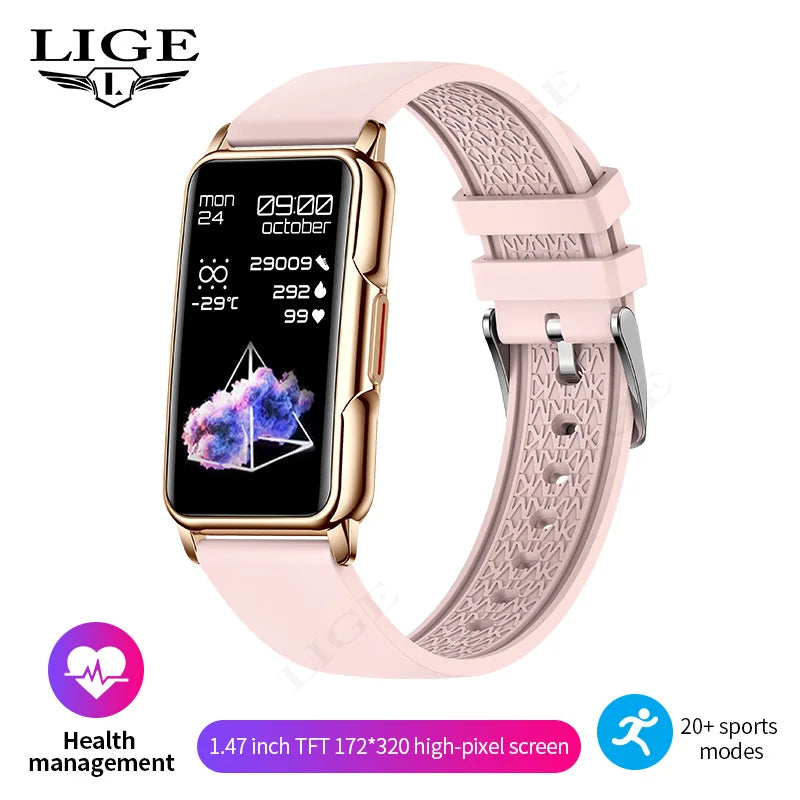 Waterproof Smartwatch for Men and Women with Heart Rate Tracker - Smarsty