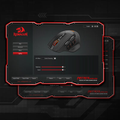 Redragon M811 PRO Wireless MMO Gaming Mouse, 15 Programmable Buttons RGB Gamer Mouse, 10 Side Macro Keys - Smarsty