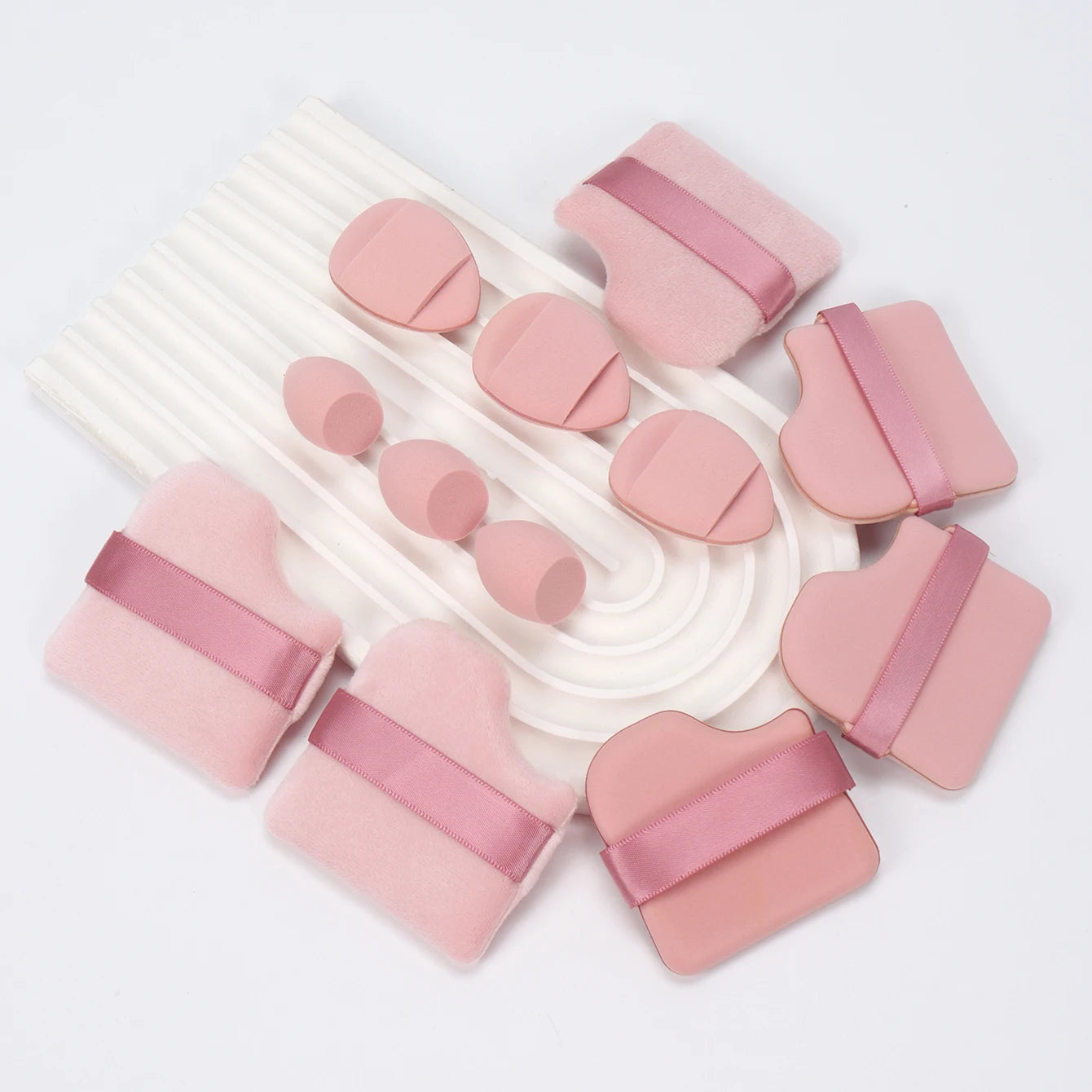 12-Piece All-Purpose Makeup Sponge Set for Flawless Application - Smarsty