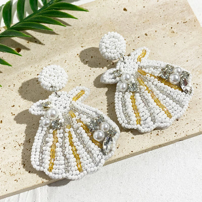 Handmade Bohemian Starfish Drop Earrings for Women - Smarsty