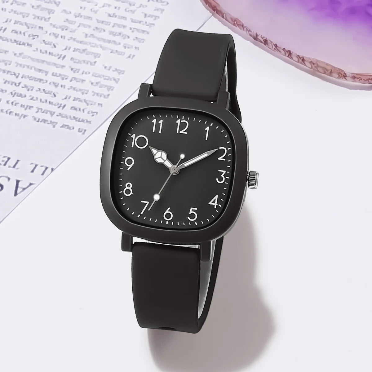 Fashion Brand Bear Women Quartz Watch with Silicone Band - Smarsty