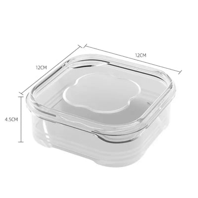 1/10PC Small Food Preservation Boxes Refrigerator Frozen Meat Vegetable Fresh-Keeping Box Transparent Kitchen Sealed Storage Box by Smarsty