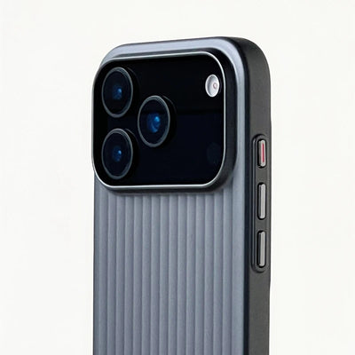 Fashion Plating 3D Luggage Stripes for Magsafe Phone Case for IPhone 17 16 15 14 Pro Max Shockproof Wireless Charge Matte Cover - Smarsty