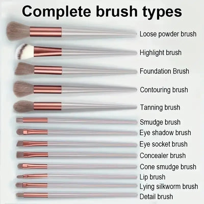 Professional Soft Fluffy Makeup Brush Set for Flawless Application - Smarsty