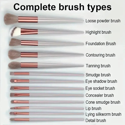 Professional Soft Fluffy Makeup Brush Set for Flawless Application - Smarsty