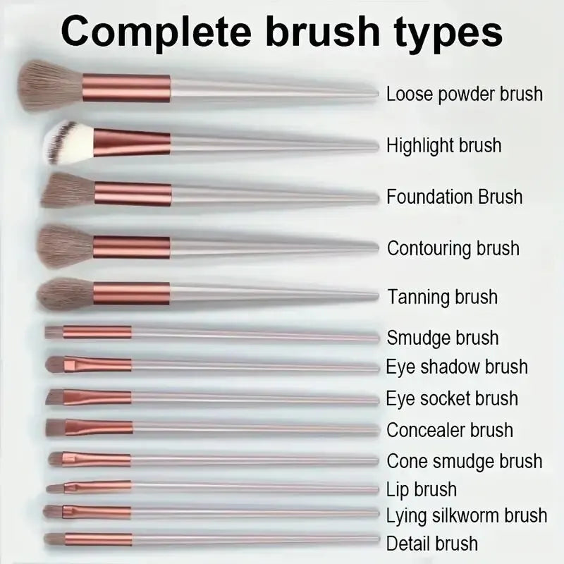 Professional Soft Fluffy Makeup Brush Set for Flawless Application - Smarsty