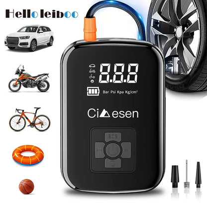Cordless Wireless Air Pump Portable Tire Inflator 150 PSI - Smarsty