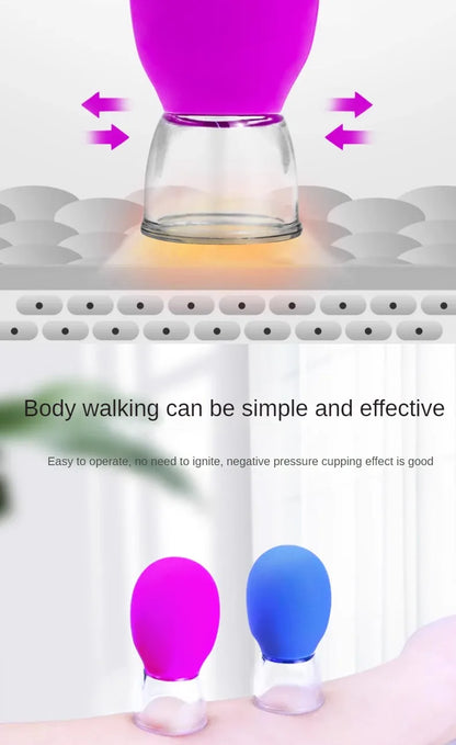 Silicone Cupping Massage Set for Anti-Aging Treatment - Smarsty