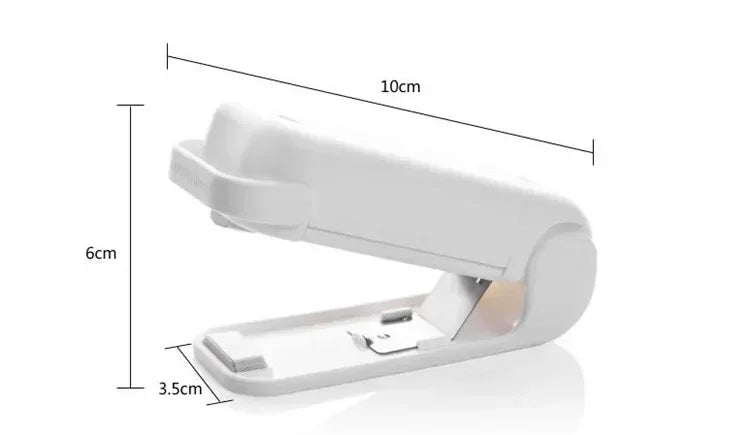 1pc Mini Handheld Snack Sealer,Compact ABS Plastic Bag Sealer for Freshness, Easy-to-Use Kitchen Gadge,Portable Sealer Packaging