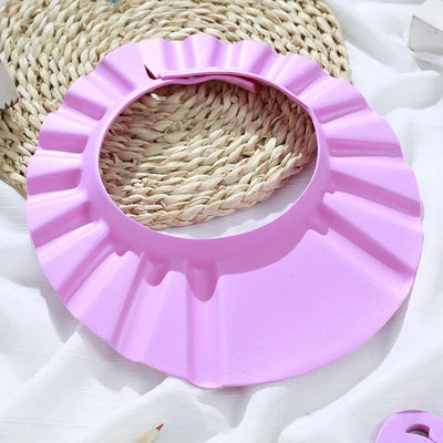 Baby Shower Soft Cap Adjustable Hair Wash Hat for Kids Ear Protection Safe Children Shampoo Bathing Shower Protect Head Cover - Smarsty