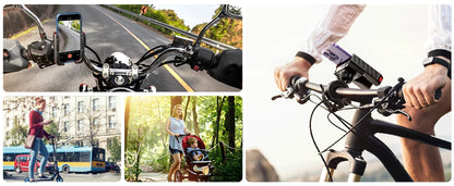 Universal Motorcycle Phone Holder With Quick Lock Mount - Smarsty