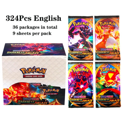 324pcs Pokemon TCG: Sword & Shield-Fusion Strike Booster Display Box (36 Packs) Board Game Card DESTINED RIVALS Stellar Crown - Smarsty