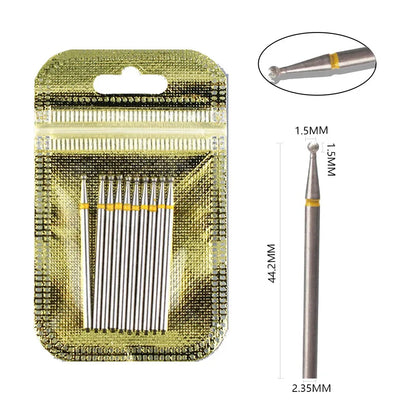 10 Piece Diamond Nail Drill Bit Set for Perfect Manicures - Smarsty