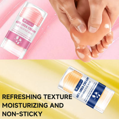 SUYARUN 60% Urea Foot Cream Stick - Moisturizing & Exfoliating, Cracked Heel Repair, Deep Hydration for Dry Feet, Long protect. - Smarsty