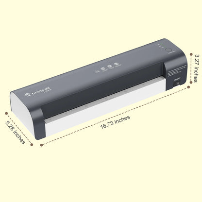 BONSAII 13" Laminator for A3, Never Jam, Smart Temp, Long-Lasting Preservation, Ideal for Home/Office/Classroom