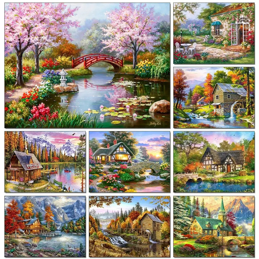 5D DIY Diamond Painting Set for Stunning Home Decor - Smarsty