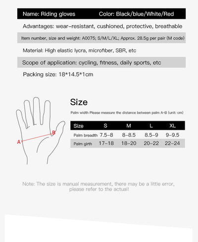 Breaking Wind Cycling Half Finger Gloves Anti-slip Bicycle Mittens Racing Road Bike Glove MTB Biciclet Guantes by Smarsty