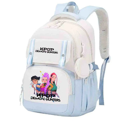 Demon Hunters Anime Backpack Large Capacity School Bag - Smarsty