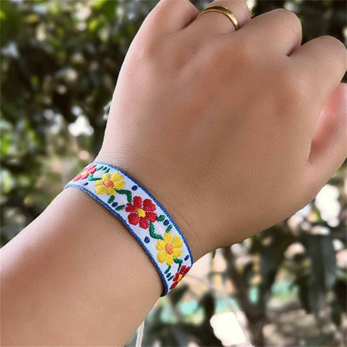 Boho Strawberry Flower Bracelet for Kids Friendship - Smarsty