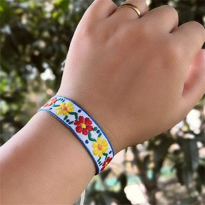 Boho Strawberry Flower Bracelet for Kids Friendship - Smarsty