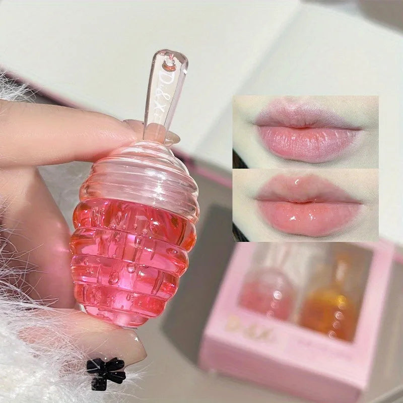 Small Honeypot Lip Oil for Moisturizing Soft Lips - Smarsty
