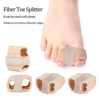 Double Hole Bunion Corrector Silicone Toe Separator - Smarsty