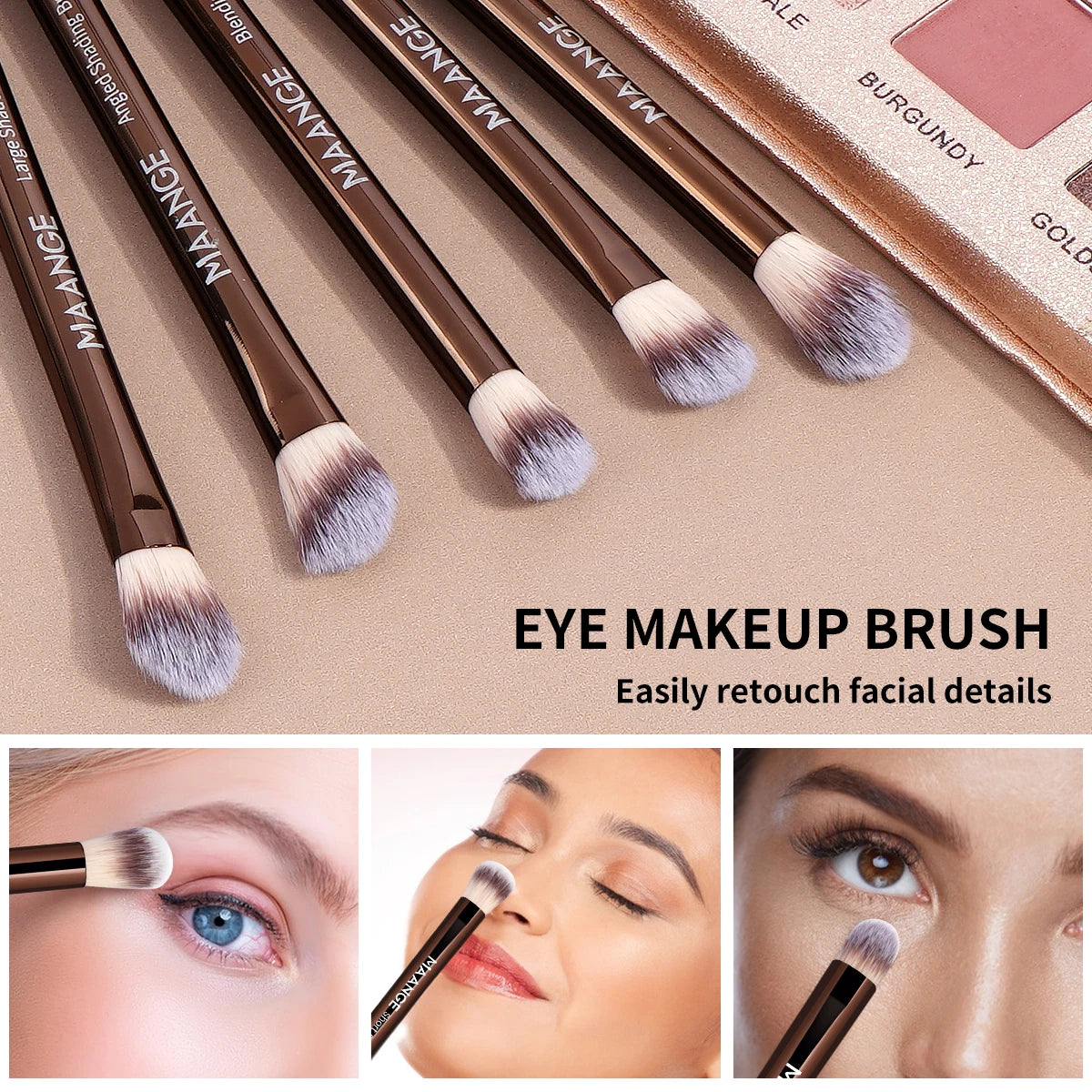 MAANGE 20 Piece Pro Makeup Brush Set for Flawless Blending - Smarsty