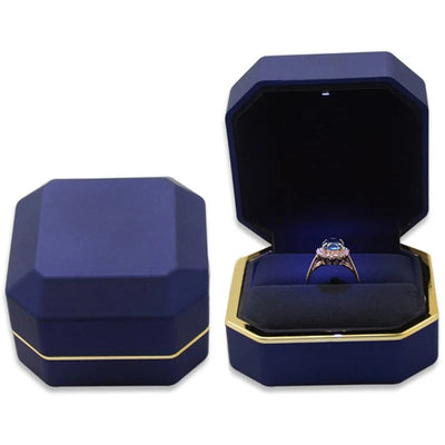 Luxury LED Jewelry Ring Box for Engagement and Wedding - Smarsty
