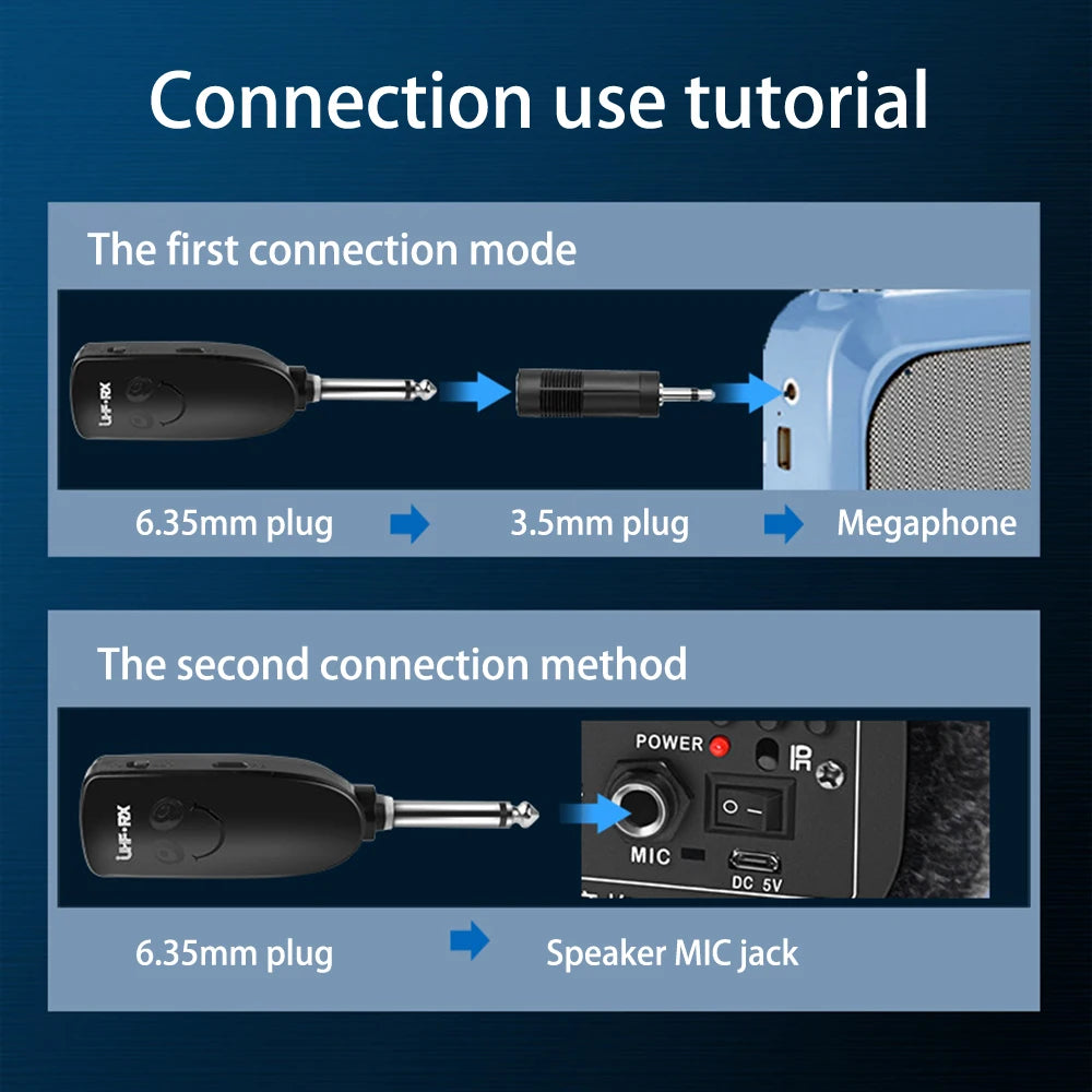 Wireless Microphone Receiver for Saxophone and Trumpet - Smarsty