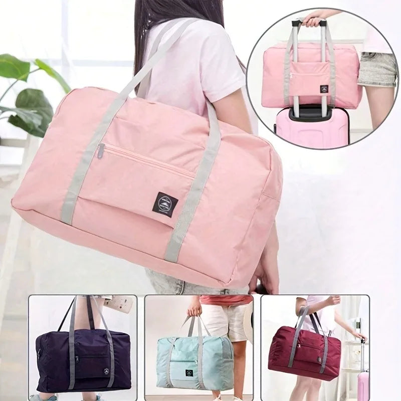 Foldable Large Capacity Travel Bag With Expandable Design - Smarsty