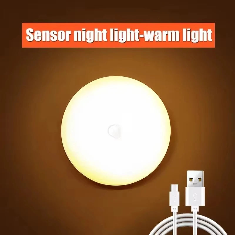 Motion Sensor LED Night Light USB Rechargeable for Cabinets - Smarsty