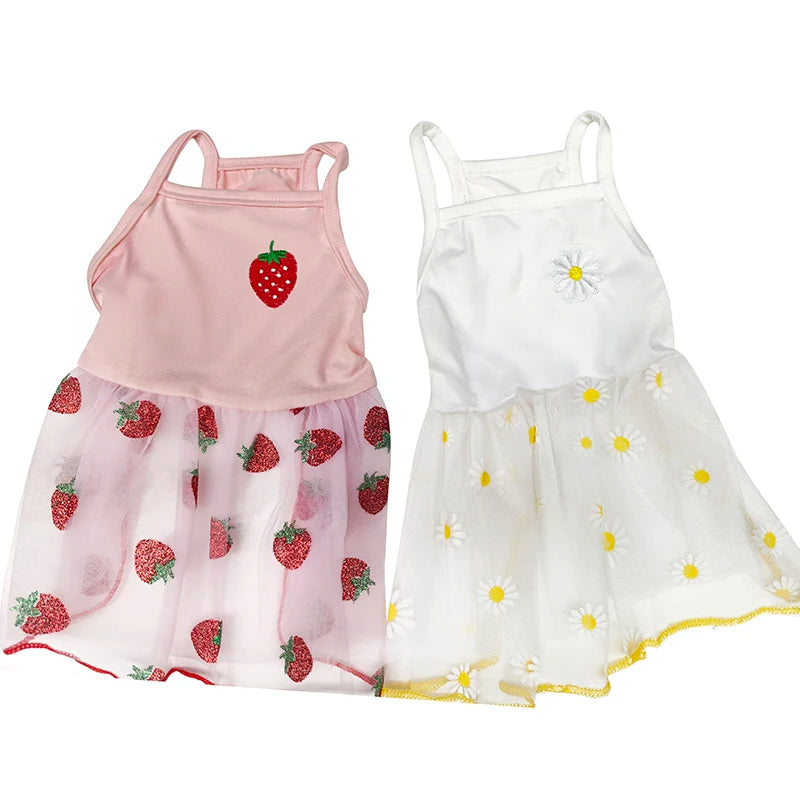 Cute Summer Dog Dress for Small Dogs - Smarsty