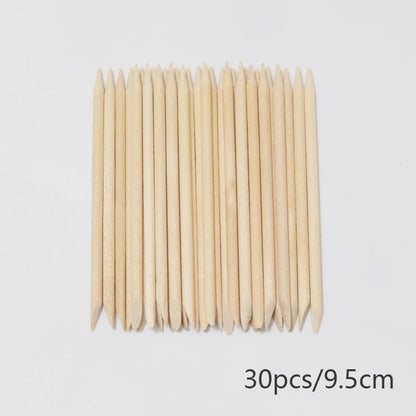 Lurayee Wooden Nail Cuticle Pusher for Perfect Manicures - Smarsty