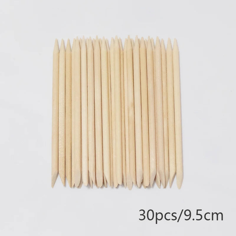 Lurayee Wooden Nail Cuticle Pusher for Perfect Manicures - Smarsty