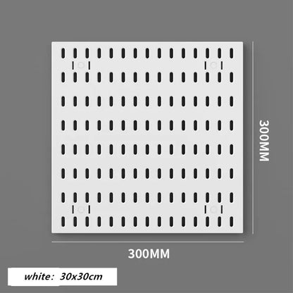 Punch-free Hole Board Vertical Desktop Wall Hanging Office Desk Storage Shelf Reading Room Desktop kitchen Bathroom Storage Rack by Smarsty