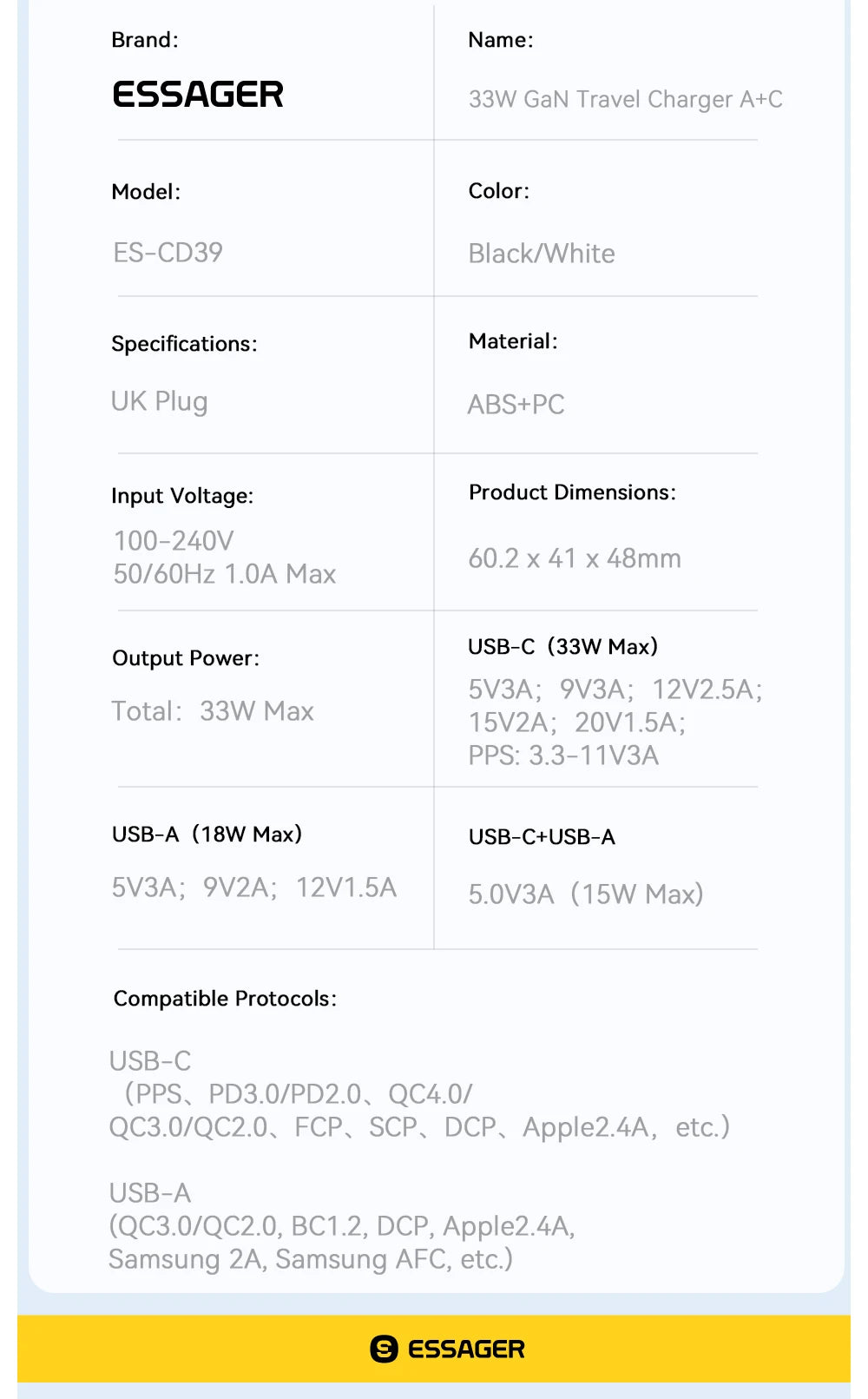GaN USB C Charger 67W 45W Fast Charging For iPhone - Smarsty